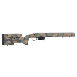 Manners Elite Carbon T4A Rem 700 SA DBM #7 Contour Adj Cheek - 2 front studs - Black Forest