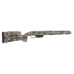 Manners Elite Carbon T2A Rem 700 SA DBM #7 Contour Adj Cheek - 2 front studs - Black Forest