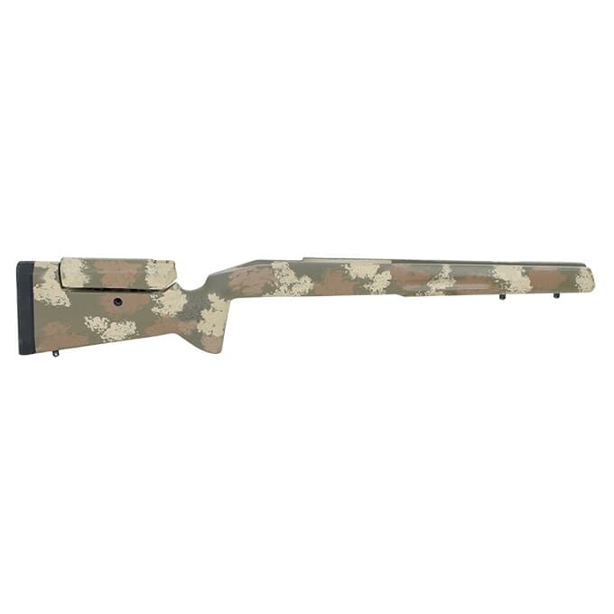 Manners T6A Tikka CTR drop-in stock - Woodland Manners-TCTR-T6A-WD