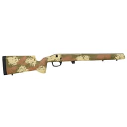 Manners T2 Remington 700 SA DBM Varmint Molded Woodland - 2 front studs Mini-Chassis. Used UA1767. Small cosmetic defect fore-end.
