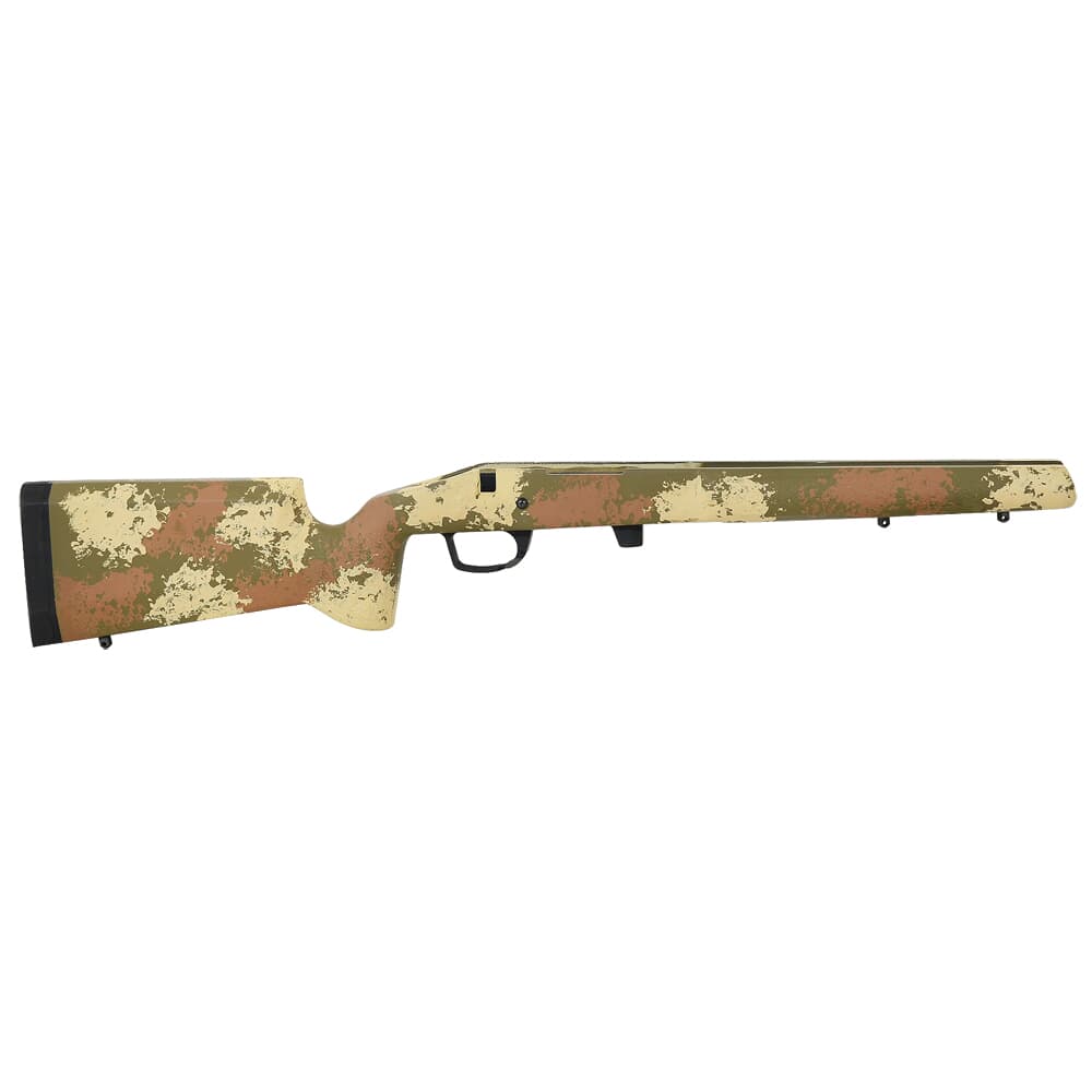 Manners T2 Remington 700 SA DBM Varmint Molded Woodland - 2 front studs Mini-Chassis. Used UA1767. Small cosmetic defect fore-end.