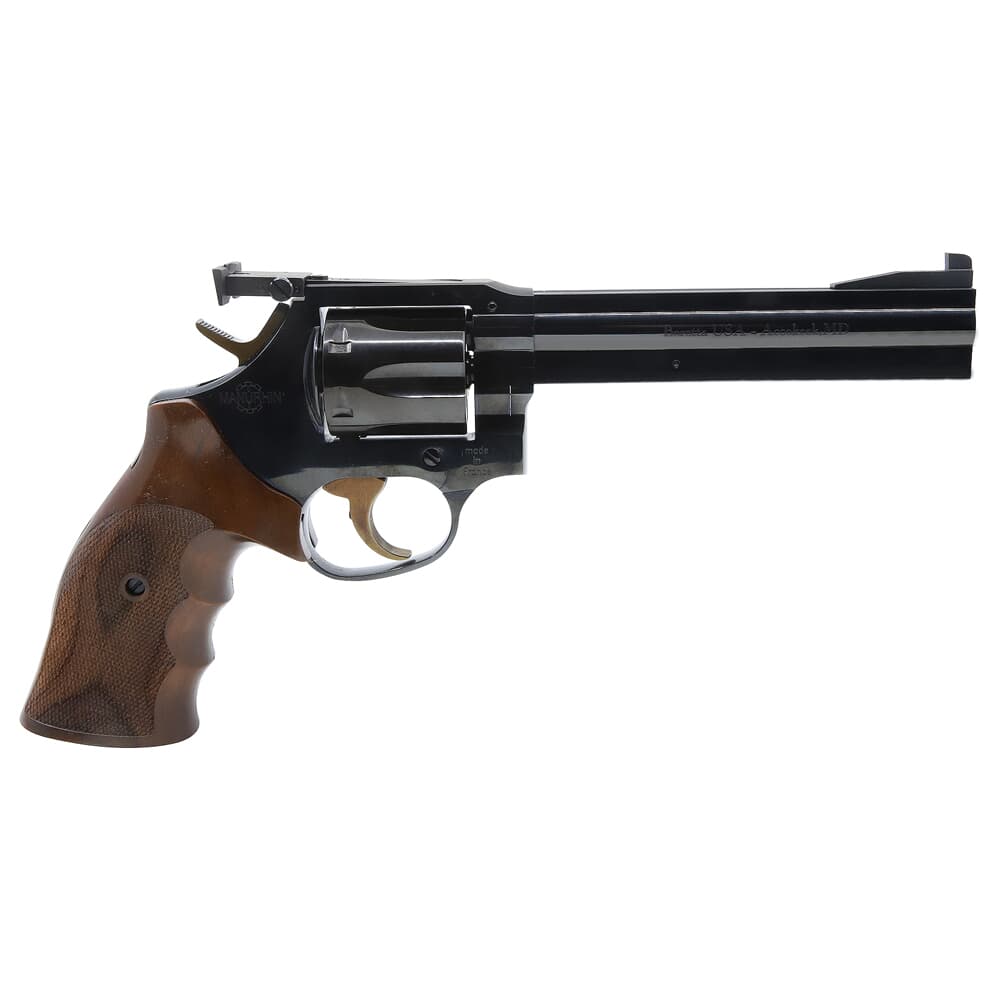 Manurhin MR38 Match Steel .38 Special SA 5.75&quot; Bbl Blued Revolver JRMR9385SA