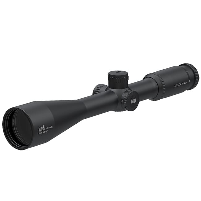 March Fixed Power "High Master" 40-60x52BR EP ZOOM 1/8 Reticle 1/8MOA Riflescope D60EV52