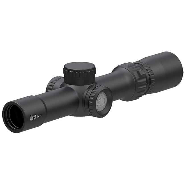 March Compact 1-4x24mm FD-1 Reticle 0.1MIL Illuminated Riflescope D4V24IML-FD-1-800132