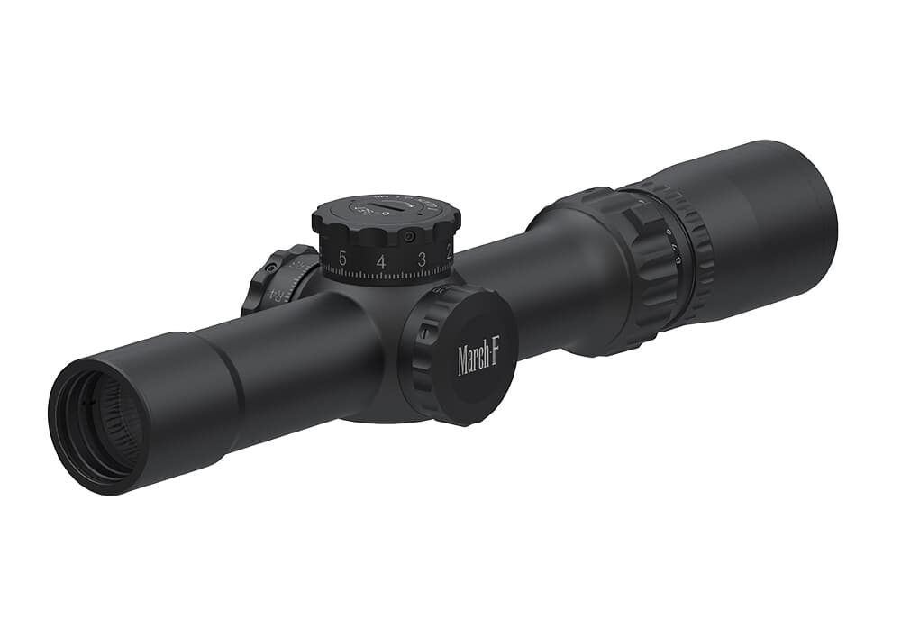 March F Tactical 1-8x24 FMC-3 Reticle 0.1MIL FFP Riflescope D8V24FML