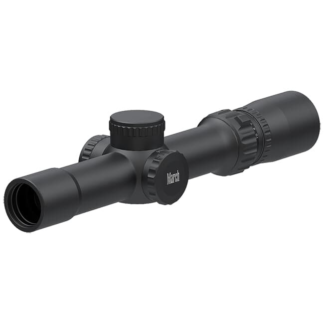 March Compact 1-10x24mm SFP MTR-2 Reticle 1/4MOA 6Level Illum Riflescope D10V24I-MTR-2