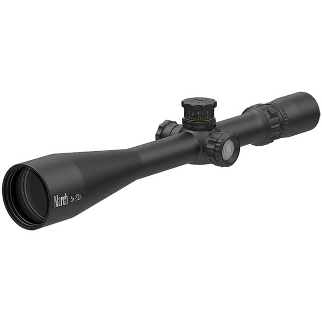 March Tactical 5-32x52 MTR-5 Reticle 1/8MOA Illuminated Riflescope D32V52TI