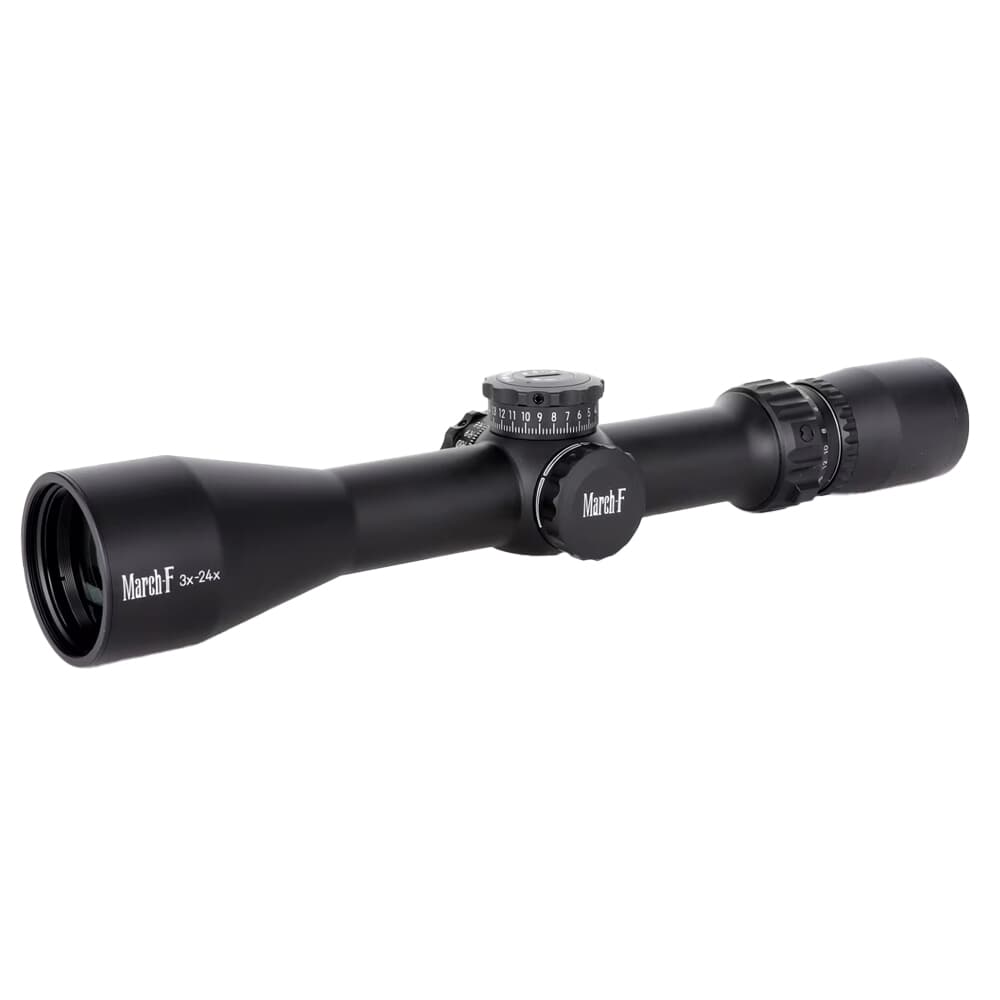 March F 3-24x52mm FFP FML-T1 Reticle 0.1MIL 6Level Illum Riflescope D24V52FIMLN-FML-T1