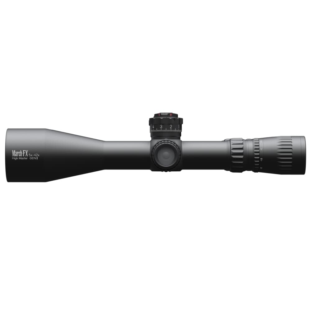 March FX 1.5-15x42mm FFP FML-4 Reticle 0.1MIL 6Level Illum Riflescope D15V42FIMLN-FML-4