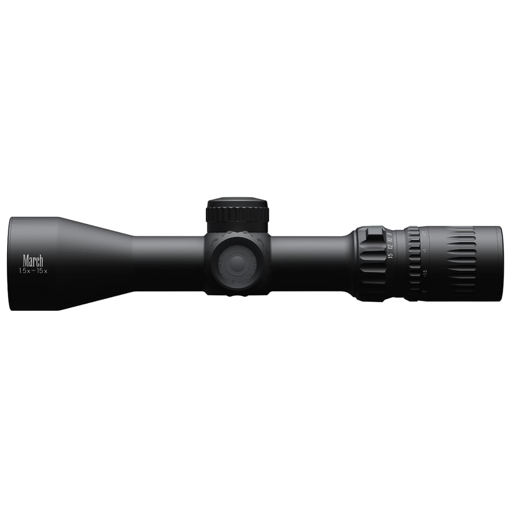 March 1.5x-15x42 FD-1 Reticle 0.1MIL Illuminated Riflescope D15V42IML-FD-1