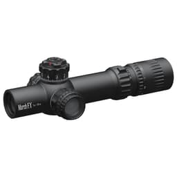 March Compact Tactical Shorty Gen II 1-10x24mm FFP FMC-2 Reticle 0.1MIL 6Level Illum Riflescope w/Shuriken Dial Lock D10SV24FIMLX-FMC-2