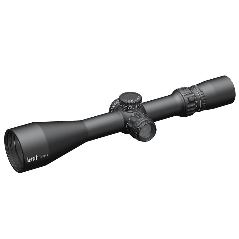March F 3-24x52mm FFP FMA-1 Reticle 1/4MOA 6Level Illum Riflescope D24V52FIMAN-FMA-1