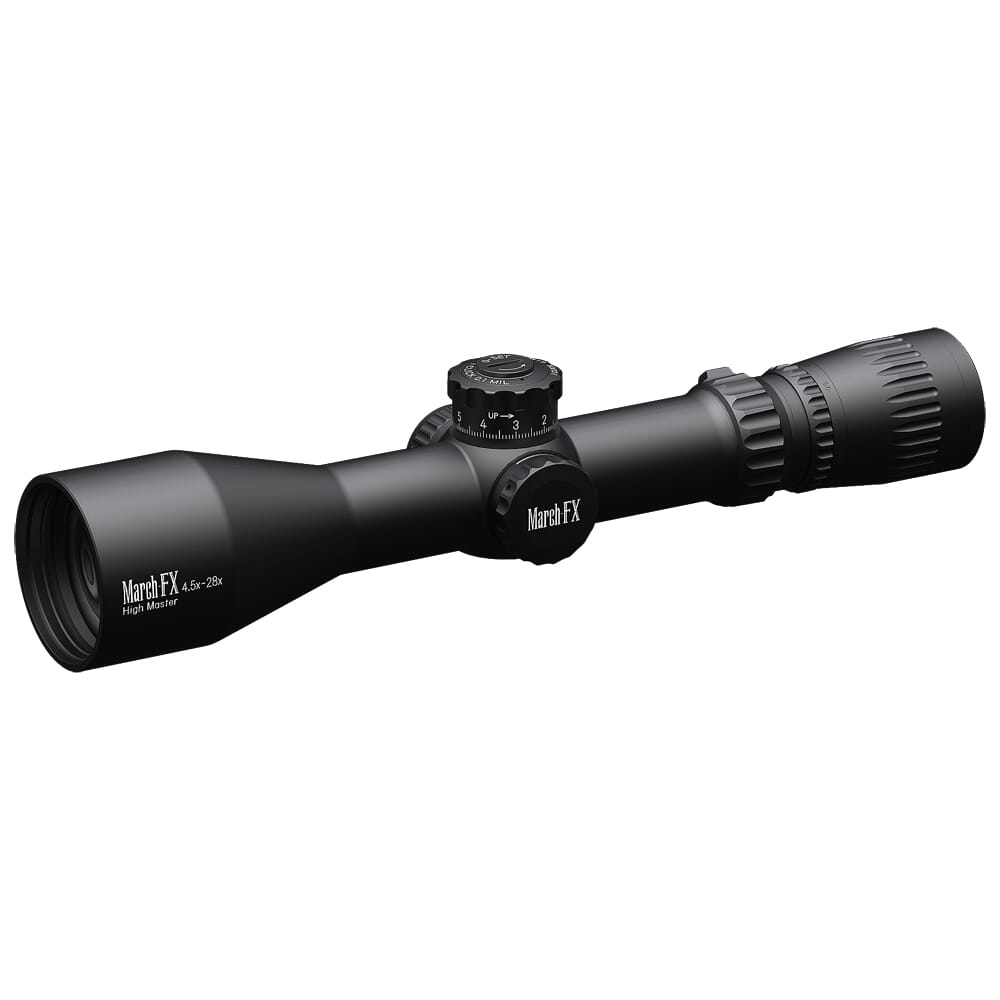 March FX Tactical 4.5x-28x52 FML-PDK Reticle 0.1MIL Riflescope D28HV52WFML-FML-PDK
