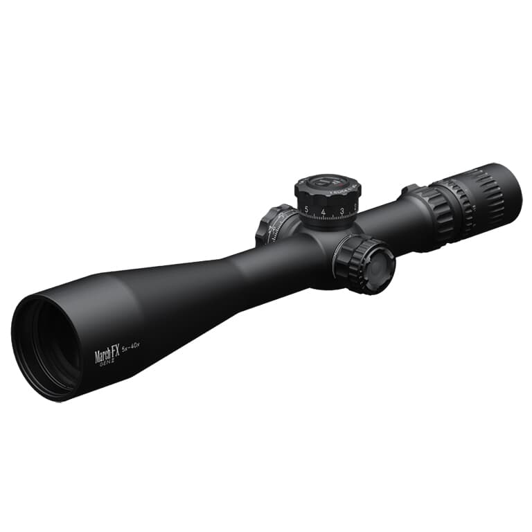 March FX Tactical Gen II 5x-40x56 FML-PDKI Reticle 0.1 MIL Illuminated FFP Riflescope D40V56FIML10-G2-FML-PDKI