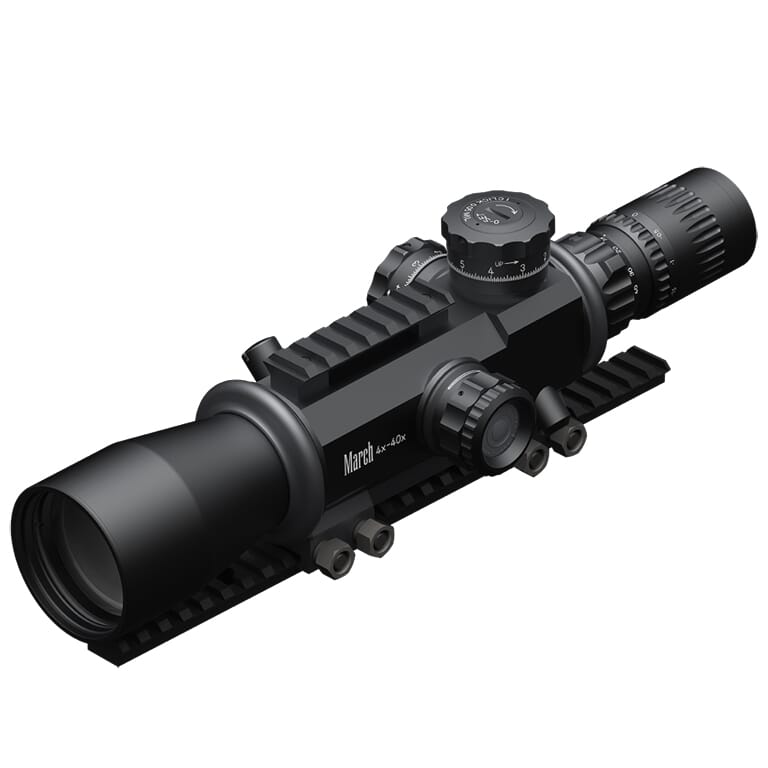 March Genesis Tactical 4x-40x52 FMA-3 Reticle 1 4 MOA Illuminated FFP Riflescope D40V52GFIMA-FMA-3