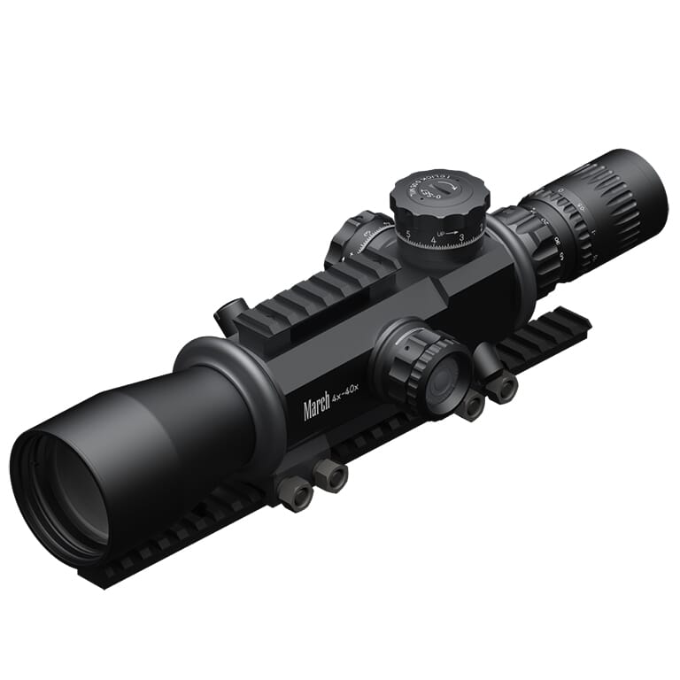 March Genesis Tactical 4x-40x52 FML-3 Reticle 0 1 MIL Illuminated FFP Riflescope D40V52GFIML10-FML-3