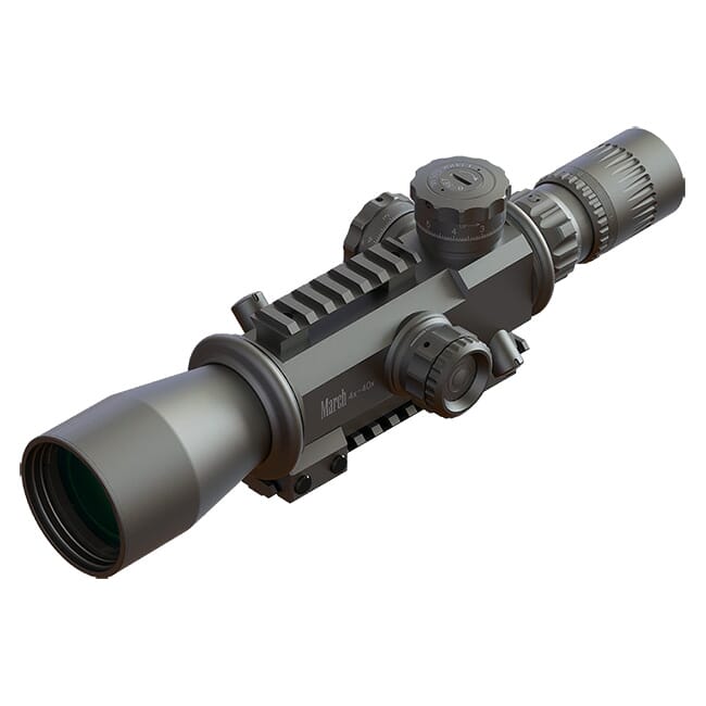 March Genesis Tactical 4-40x52G FML-TR1 Reticle 0 05 Mil Illuminated FFP Riflescope D40V52GFIML