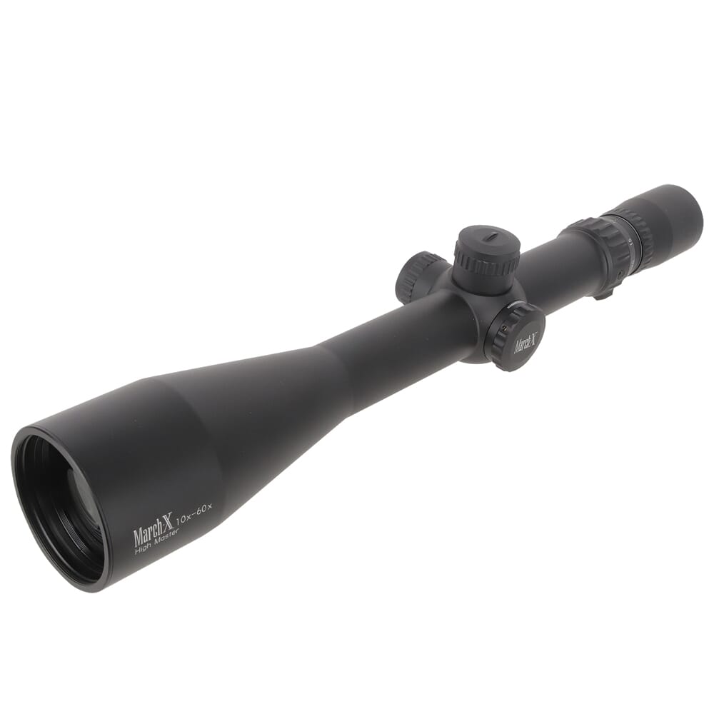 March High Master 10-60x56 MTR-FT Reticle 1 8 MOA Riflescope D60HV56LM-MTR-FT