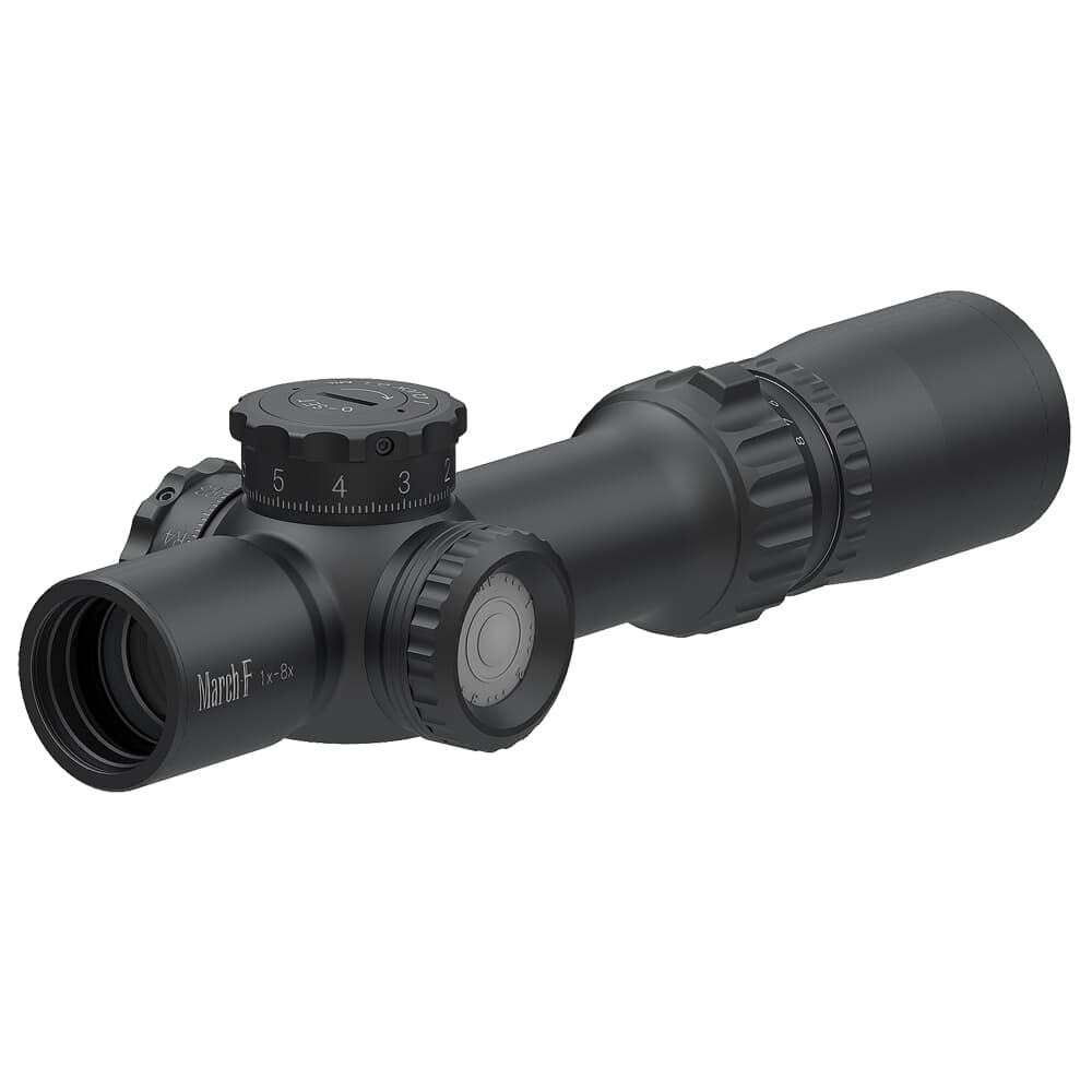 March F Tactical 1-8x24 short FMC-1 Reticle 0.1MIL Illuminated FFP Riflescope D8SV24FIML