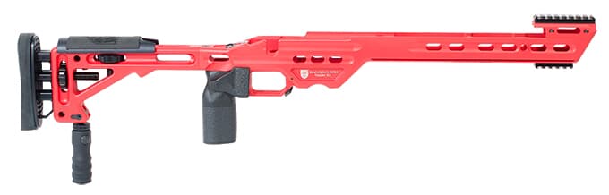 Masterpiece Arms BA Chassis Rem700 SA RH USMC Red