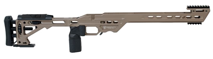 Masterpiece Arms Tikka Short Action Right Hand Flat Dark Earth BA Chassis