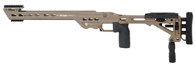 Masterpiece Arms BA Chassis Rem700 SA LH FDE
