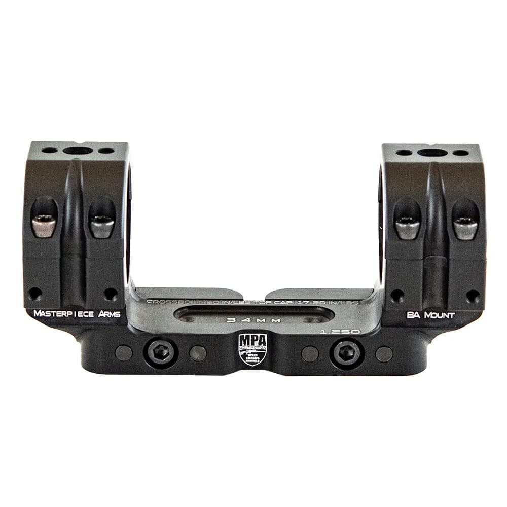 Masterpiece Arms 34mm Tube 1.250&quot;H 0MOA One-Piece Scope Mount ACC46