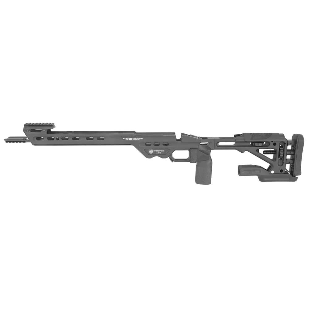 Masterpiece Arms Remington LA LH Black Competition Chassis COMPCHASSISREMLA-BLK-LH-21