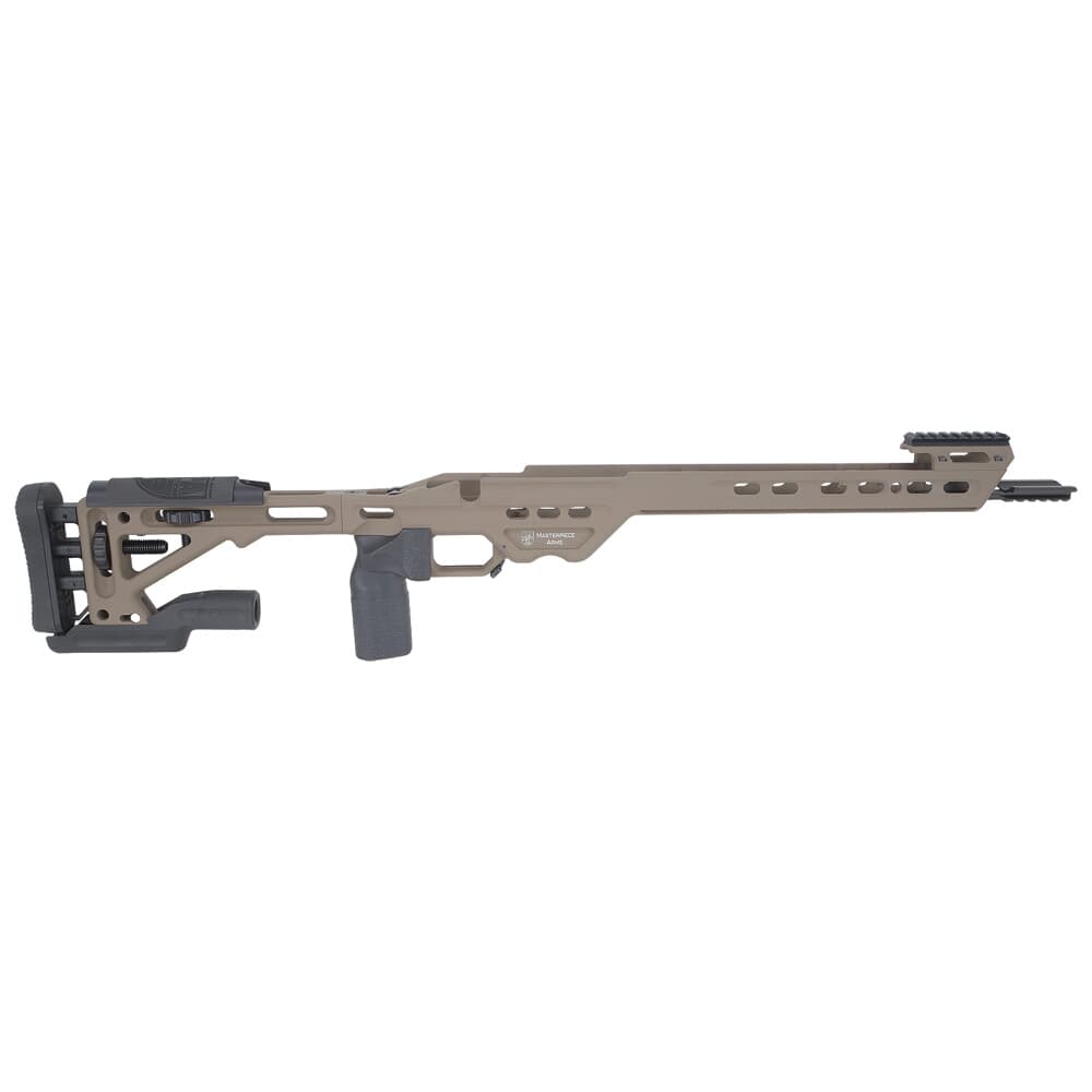 Masterpiece Arms Remington LA RH Flat Dark Earth Competition Chassis COMPCHASSISREMLA-FDE-RH-21
