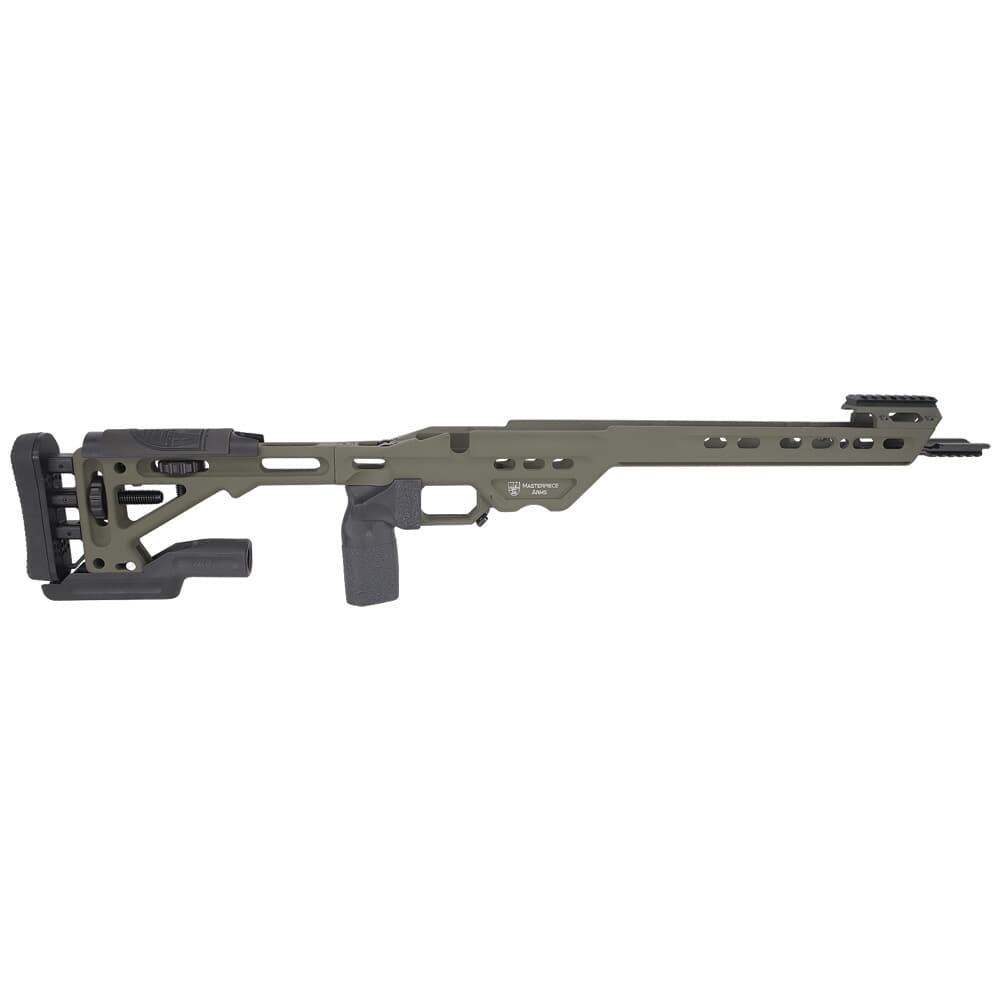 Masterpiece Arms Remington LA RH Mil Spec OD Green Competition Chassis COMPCHASSISREMLA-ODG-RH-21