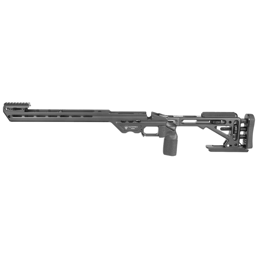 Masterpiece Arms Remington LA LH Black BA Enhanced Sniper Rifle Chassis ESRCHASSISREMLA-BLK-LH-21