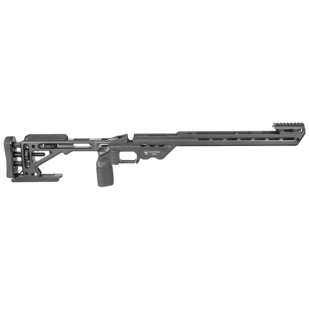 Masterpiece Arms Remington LA RH Black BA Enhanced Sniper Rifle Chassis ESRCHASSISREMLA-BLK-RH-21