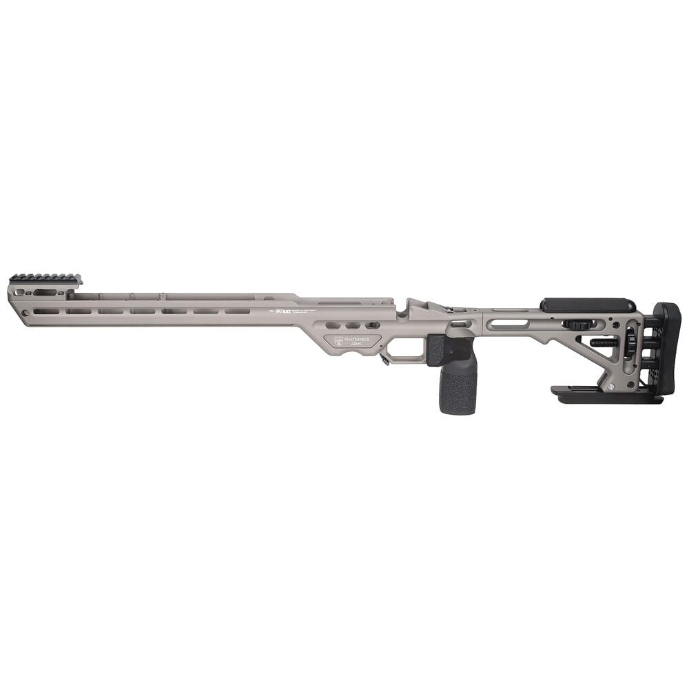 Masterpiece Arms Remington LA LH Gunmetal BA Enhanced Sniper Rifle Chassis ESRCHASSISREMLA-GNM-LH-21