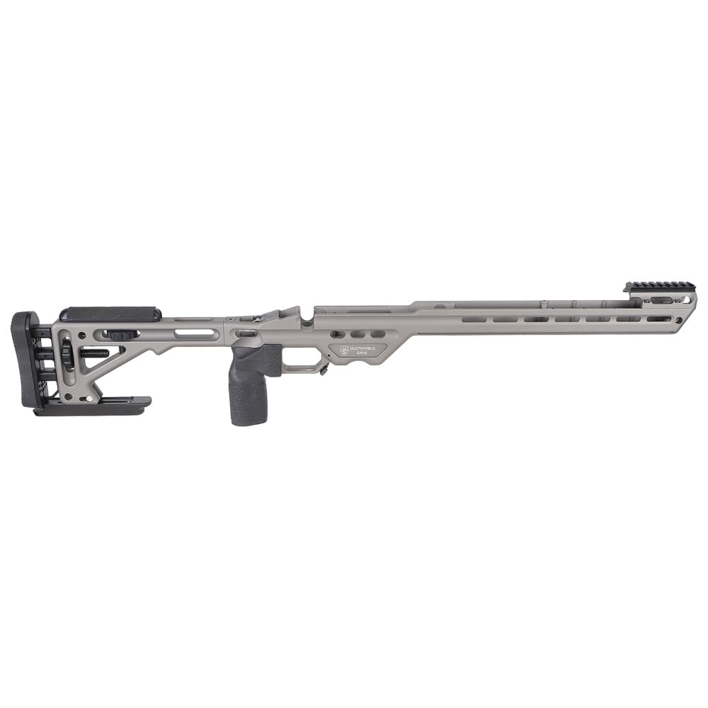 Masterpiece Arms Remington LA RH Gunmetal BA Enhanced Sniper Rifle Chassis ESRCHASSISREMLA-GNM-RH-21