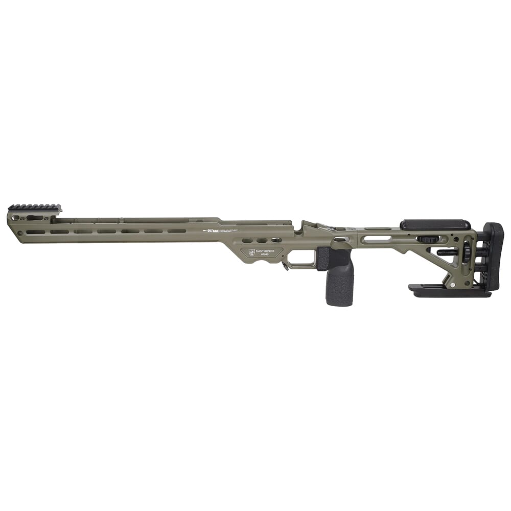 Masterpiece Arms Remington LA LH MC Green BA Enhanced Sniper Rifle Chassis ESRCHASSISREMLA-GRN-LH-21
