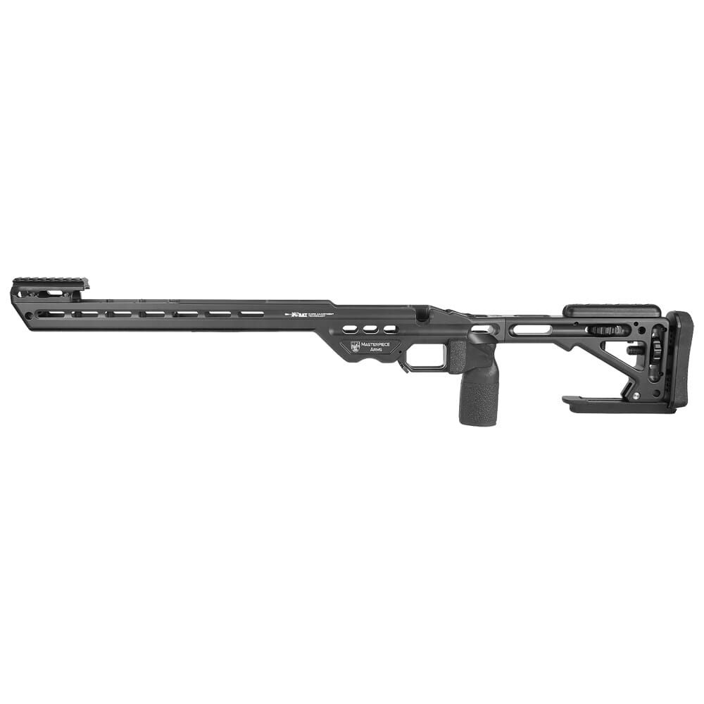 Masterpiece Arms Remington SA LH Black BA Enhanced Sniper Rifle Chassis ESRCHASSISREMSA-BLK-LH-21