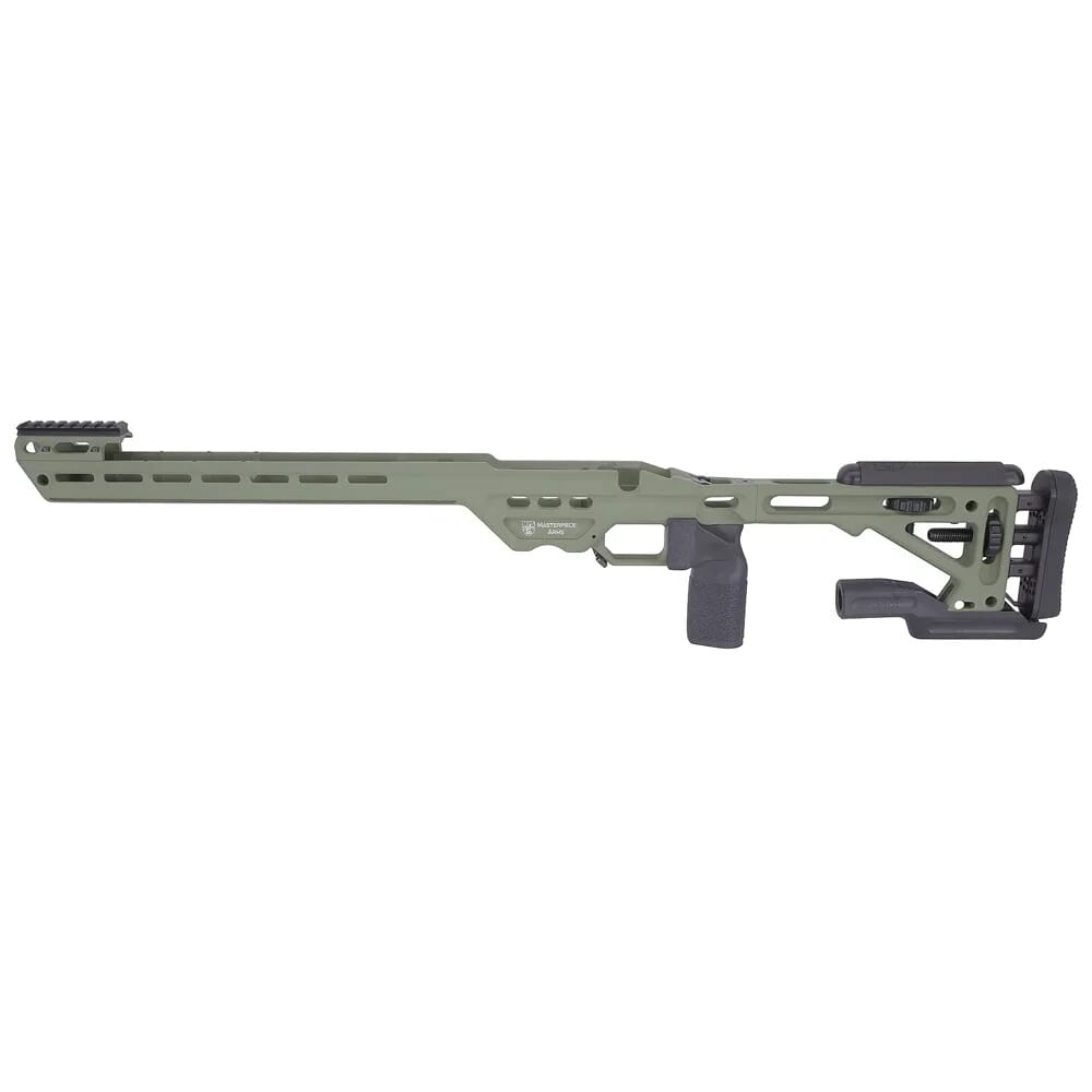 Masterpiece Arms Remington SA LH MC Green BA Enhanced Sniper Rifle Chassis ESRCHASSISREMSA-GRN-LH-21