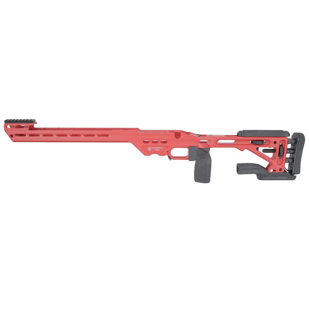 Masterpiece Arms Remington SA LH USMC Red BA Enhanced Sniper Rifle Chassis ESRCHASSISREMSA-RED-LH-21