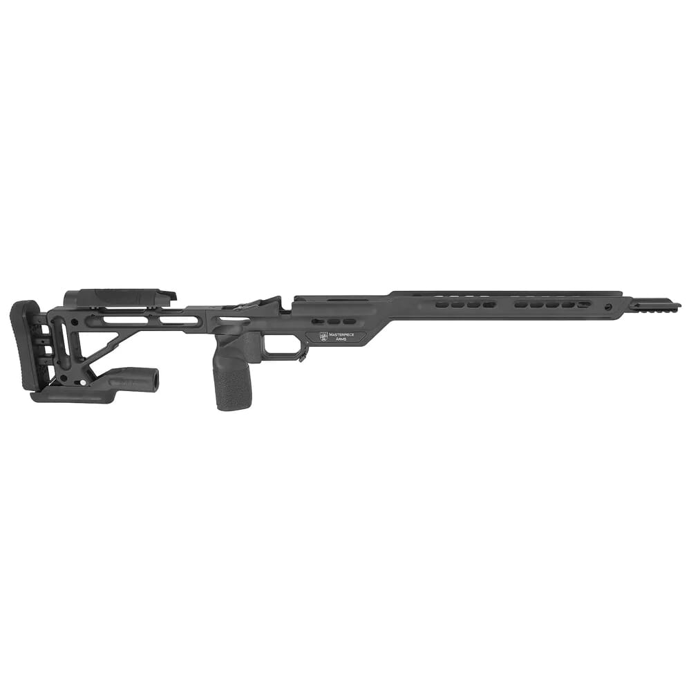 Masterpiece Arms Remington LA RH Black Hybrid Chassis HYBCHASSISREMLA-BLK-RH-21