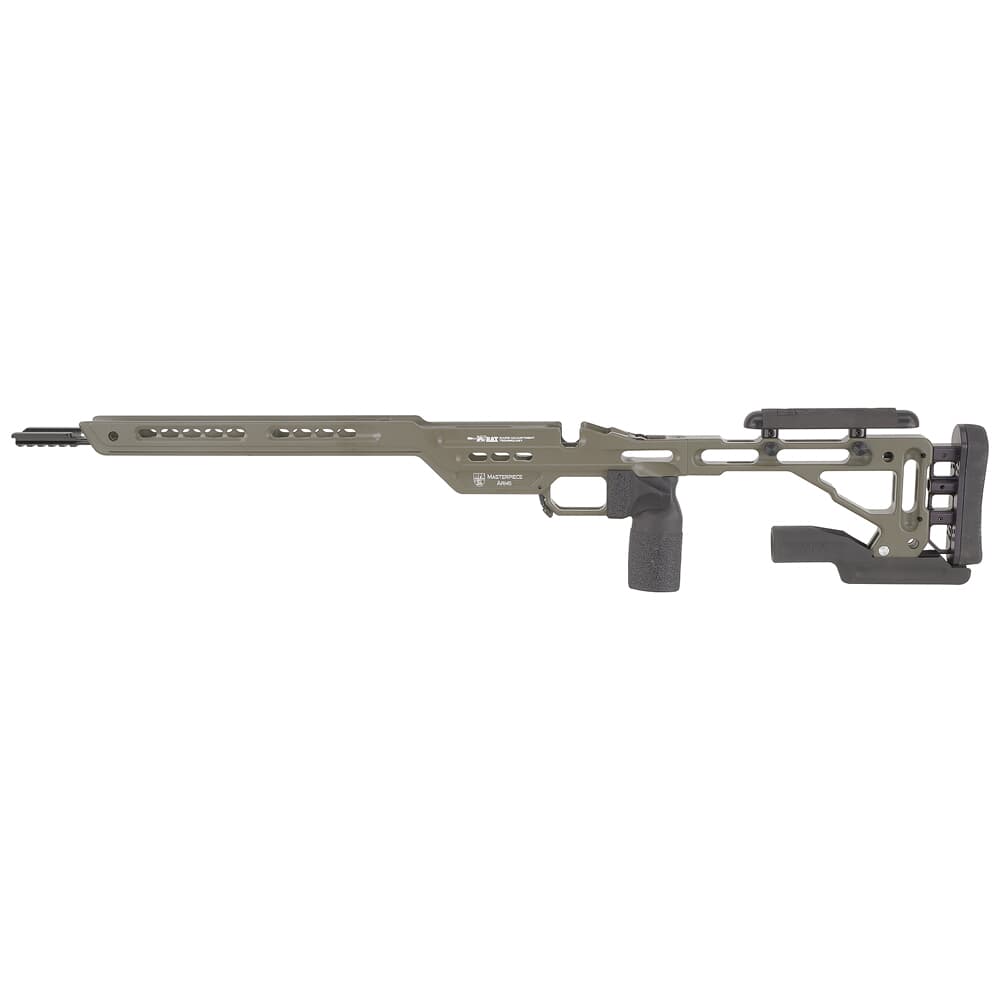 MasterPiece Arms Remington LA LH MC Dark Green Hybrid Chassis HYBCHASSISREMLA-GRN-LH-21