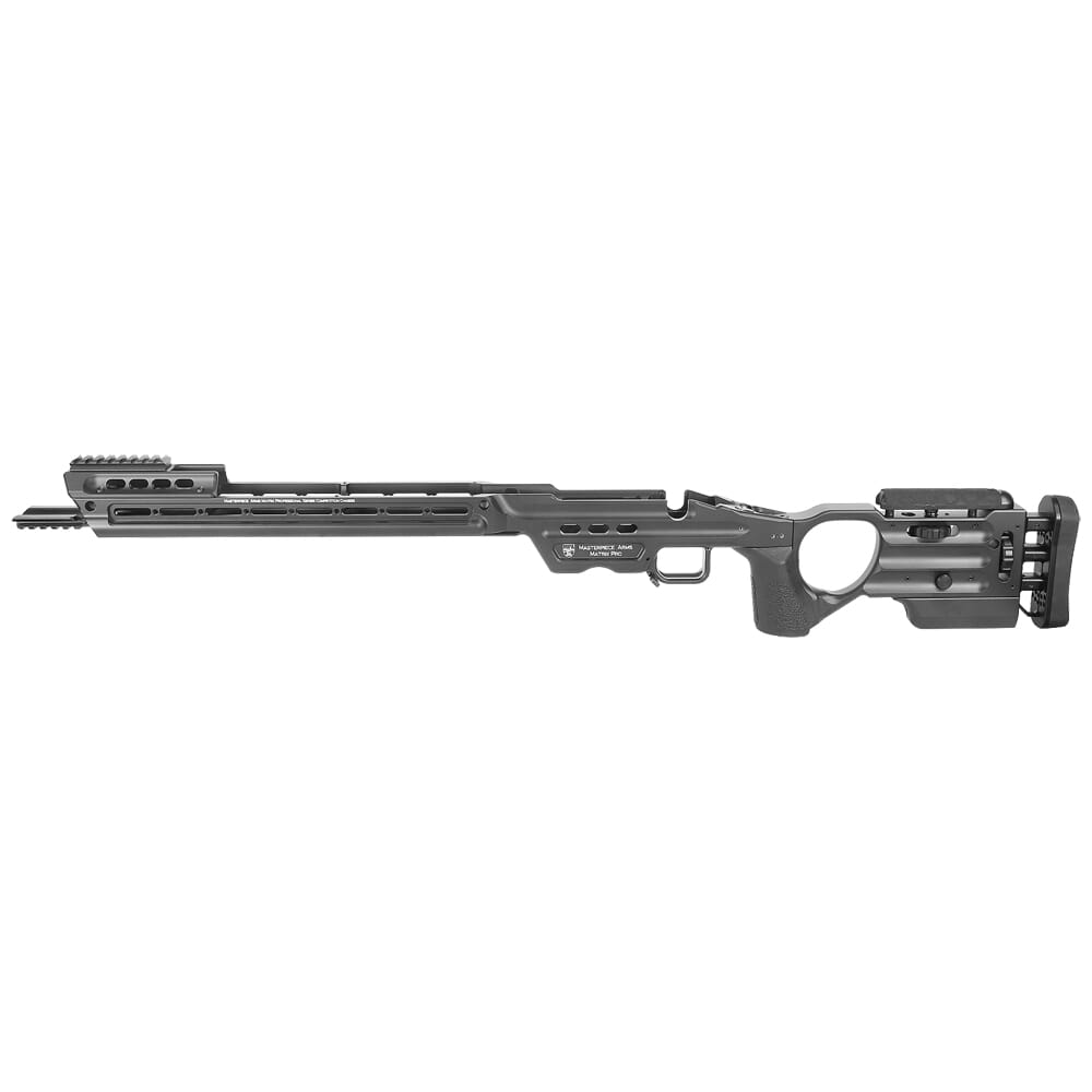 Masterpiece Arms Remington SA LH Black Matrix Pro Chassis MATRIXPROCHASSISREMSA-BLK-LH-22