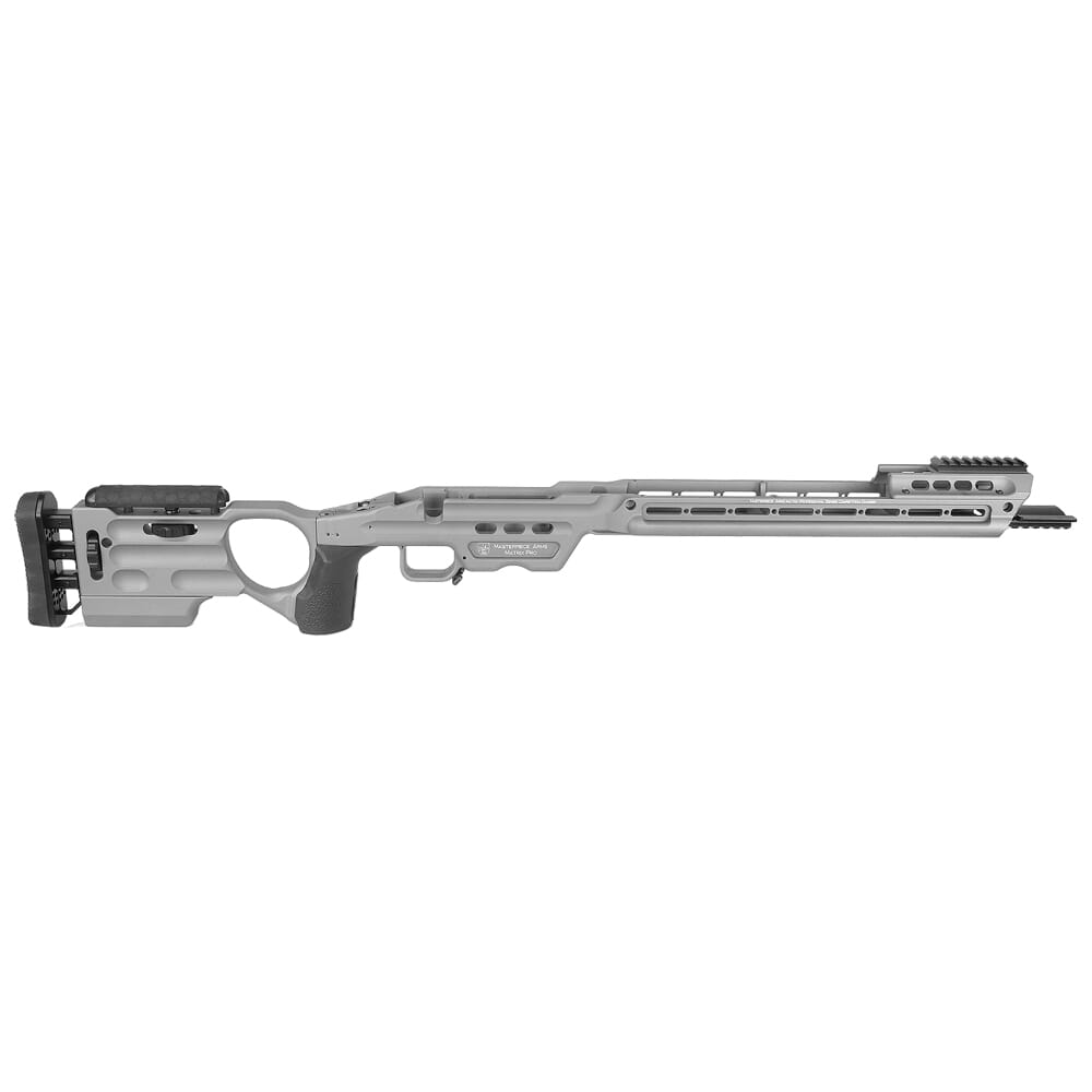 Masterpiece Arms Remington SA RH Gunmetal Matrix Pro Chassis MATRIXPROCHASSISREMSA-GNM-RH-22