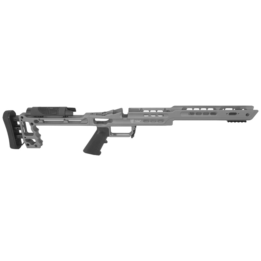 Masterpiece Arms Remington LA RH Gunmetal Ultra Lite Chassis ULCHASSISREMLA-GNM-21