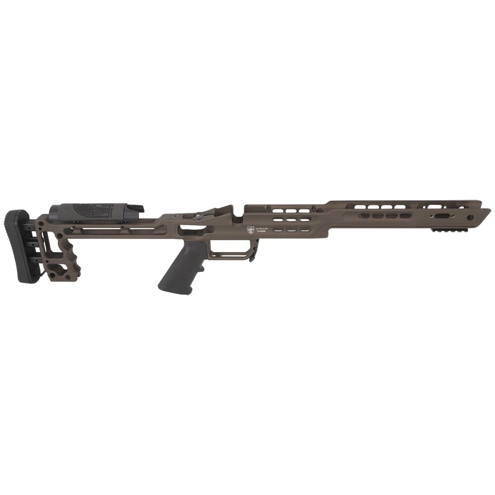 Masterpiece Arms Remington LA RH Midnight Bronze Ultra Lite Chassis ULCHASSISREMLA-MB-21