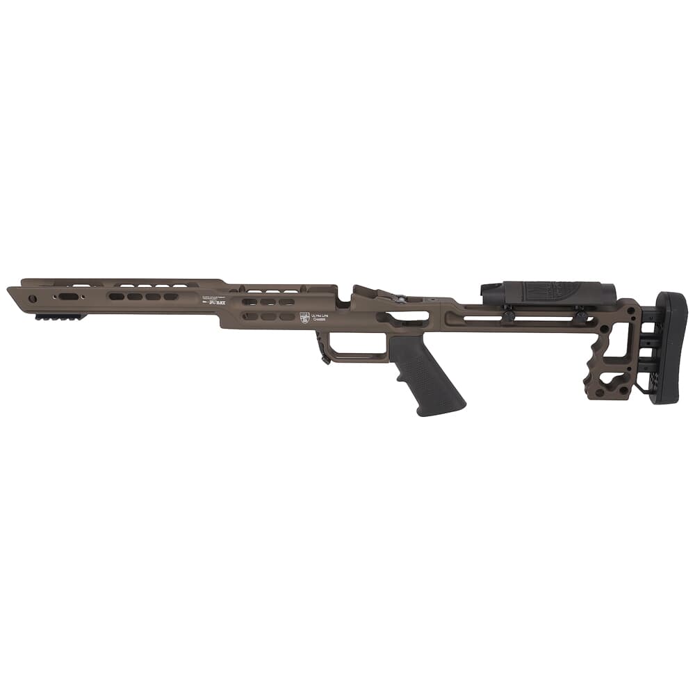 Masterpiece Arms Remington LA LH Midnight Bronze Ultra Lite Chassis ULCHASSISREMLA-MB-LH-21