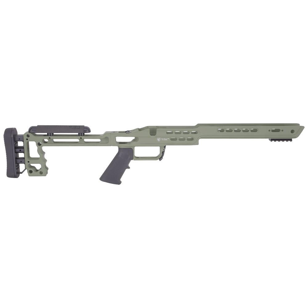 MasterPiece Arms Remington SA RH MC Dark Green Ultra Lite Chassis ULCHASSISREMSA-GRN-21