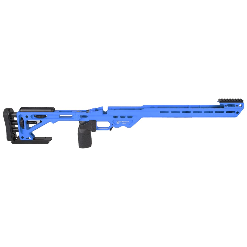 Masterpiece Arms Remington LA RH NRA Blue BA Enhanced Sniper Rifle Chassis ESRCHASSISREMLA-BLU-RH-21
