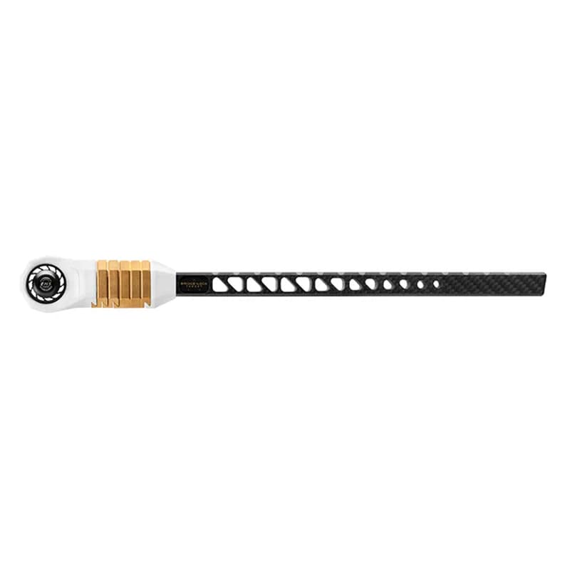 Mathews 10" Carbon Bridge-Lock White Target Stabilizer 81085