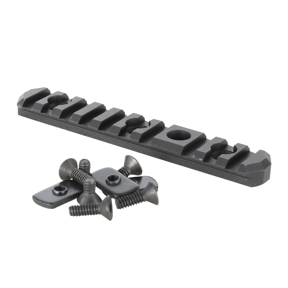 MDT 5&quot; Blk Picatinny Rail with QD Sling Cup 102215-BLK