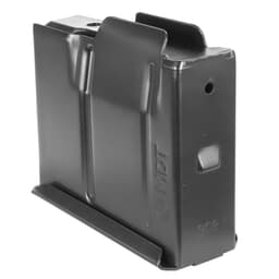 MDT SA .308 Cal 5rd Blk Metal Magazine w/o Binderplate 102918-BLK
